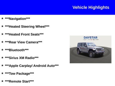 2020 Jeep Wrangler Unlimited Rubicon 4x4