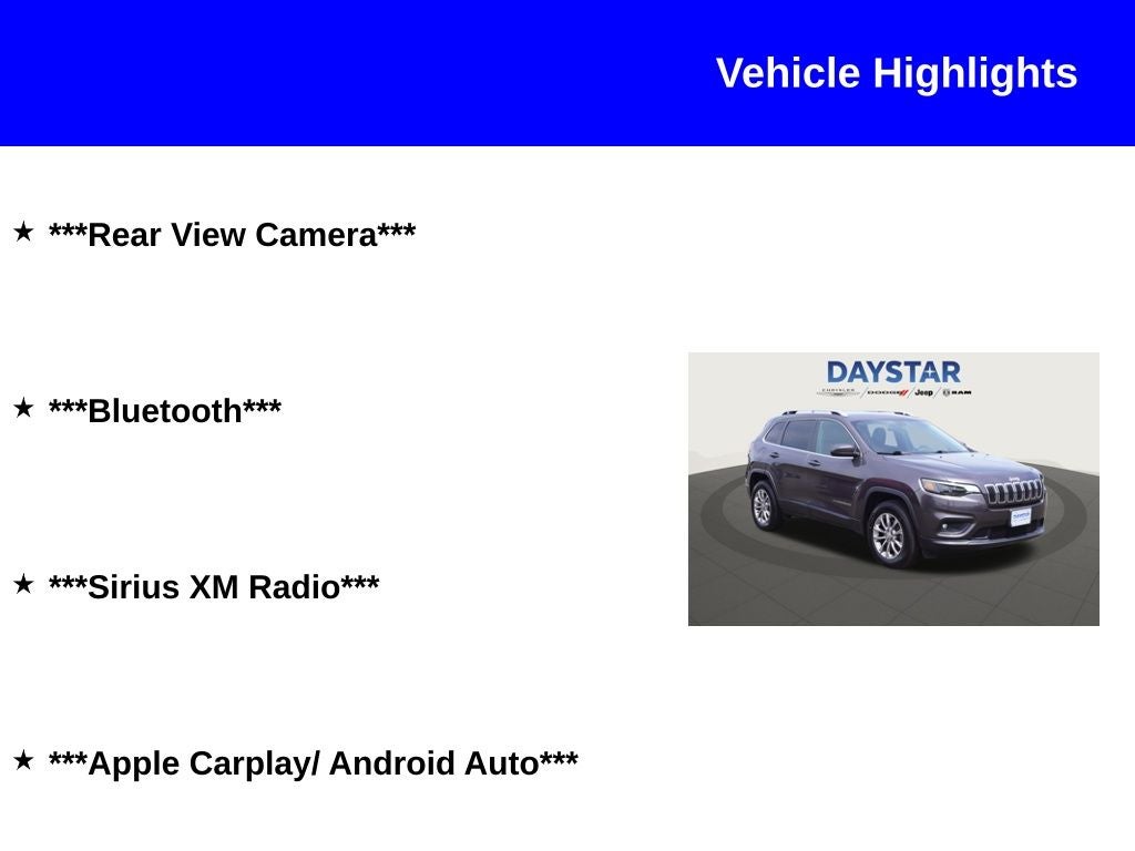 2019 Jeep Cherokee Latitude Plus 4x4