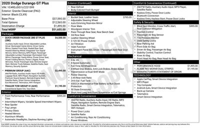 2020 Dodge Durango GT Plus AWD