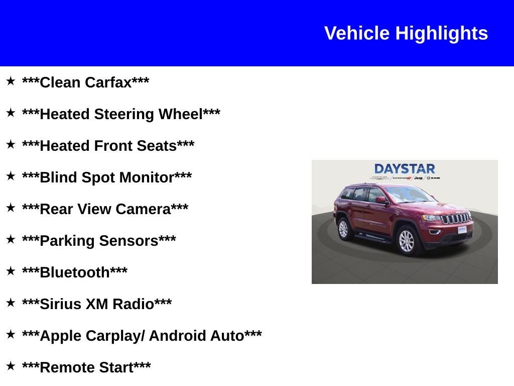 2022 Jeep Grand Cherokee WK Laredo X 4x4