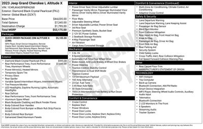 2023 Jeep Grand Cherokee L Altitude X 4x4