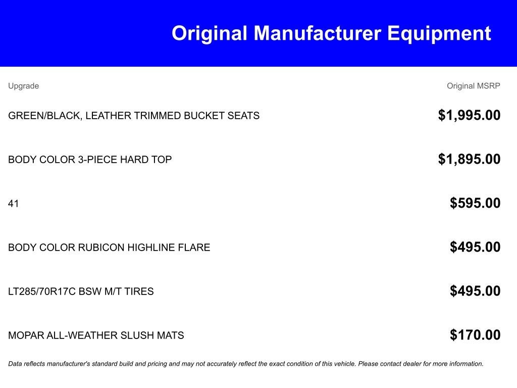 2026 Jeep Gladiator GLADIATOR MOJAVE 4X4