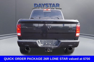 2018 RAM 1500 Lone Star Crew Cab 4x4 5'7' Box