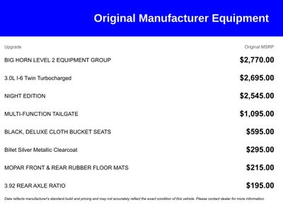 2025 RAM 1500 Big Horn Crew Cab 4x4 5'7' Box