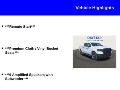 2023 RAM 1500 Big Horn Crew Cab 4x4 5'7' Box