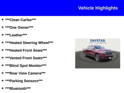2025 RAM 1500 Limited Longhorn Crew Cab 4x4 5'7' Box