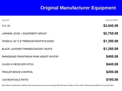 2023 RAM 1500 Laramie Crew Cab 4x4 5'7' Box