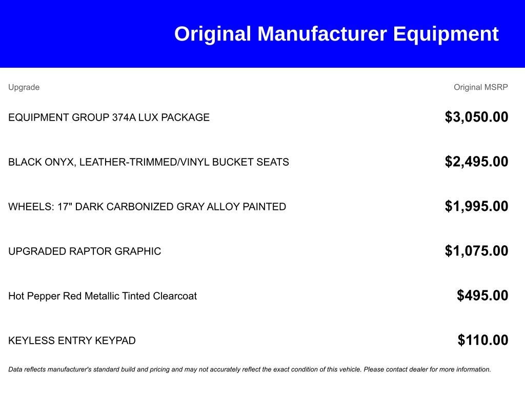2023 Ford Bronco Raptor