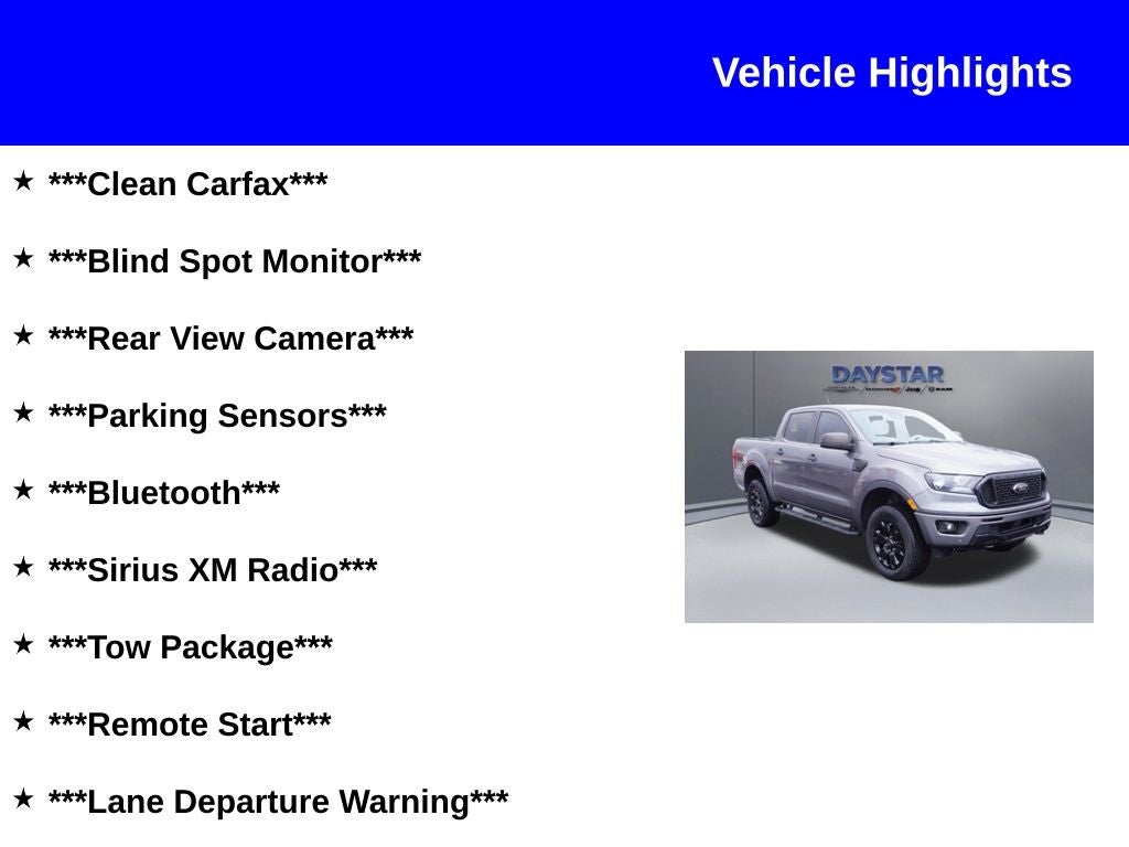 2021 Ford Ranger XLT
