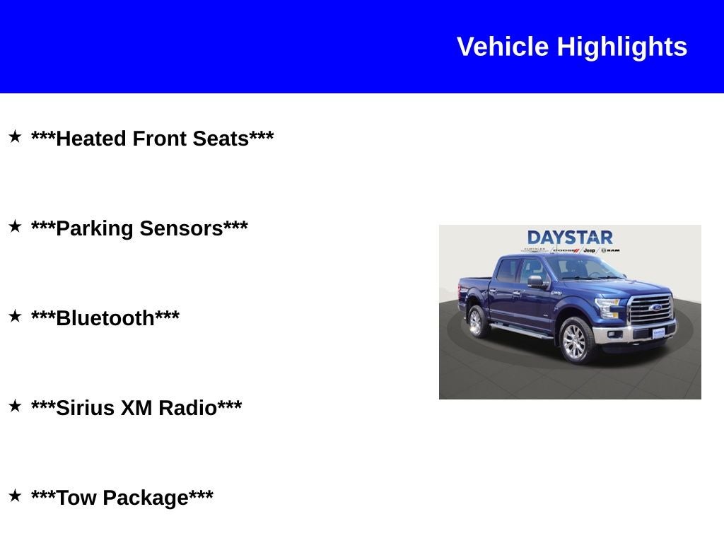2016 Ford F-150 XLT