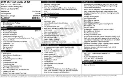 2024 Chevrolet Malibu FWD 2LT
