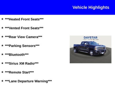 2018 Chevrolet Silverado 3500HD High Country
