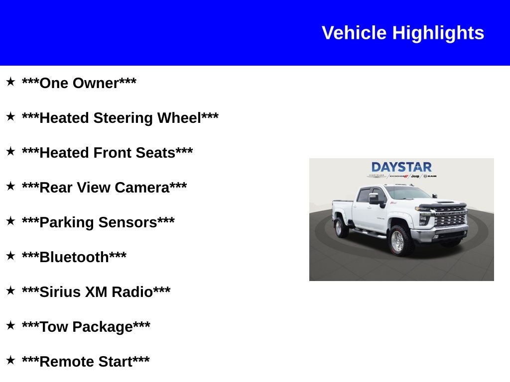 2020 Chevrolet Silverado 3500HD 4WD Crew Cab Standard Bed LT