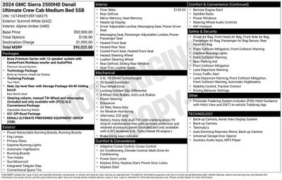 2024 GMC Sierra 2500HD 4WD Crew Cab Standard Bed Denali Ultimate