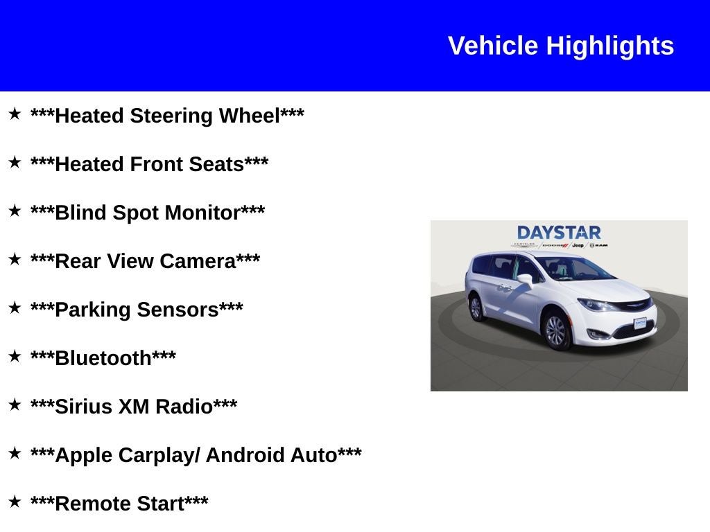 2019 Chrysler Pacifica Touring Plus