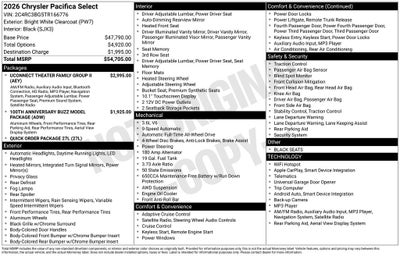 2026 Chrysler Pacifica PACIFICA SELECT AWD