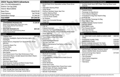 2024 Toyota RAV4 Adventure