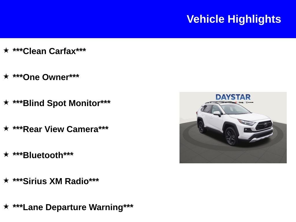 2024 Toyota RAV4 Adventure