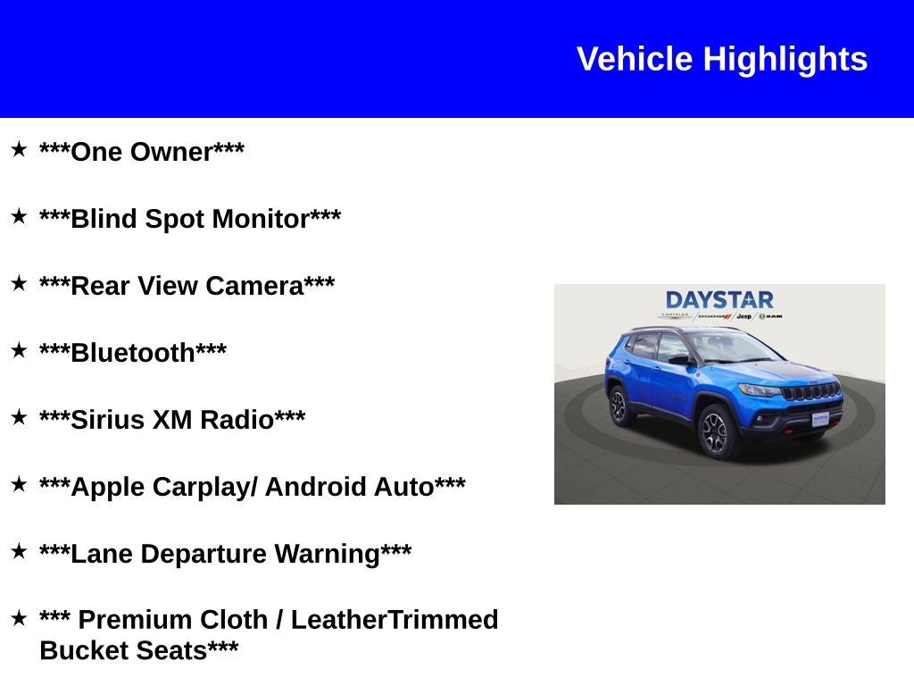 2025 Jeep Compass Trailhawk 4x4