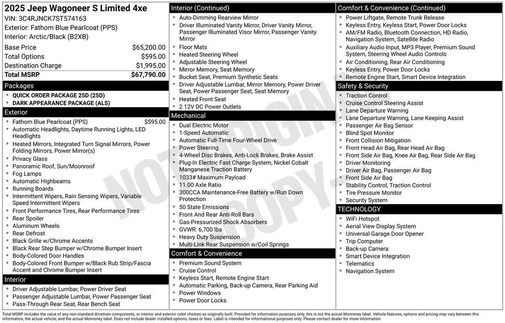 2025 Jeep Wagoneer S Limited