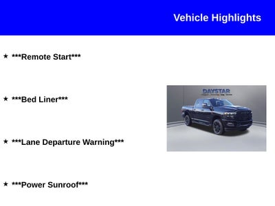 2025 RAM 2500 Laramie Crew Cab 4x4 6'4' Box
