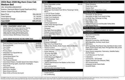 2024 RAM 2500 Big Horn Crew Cab 4x4 6'4' Box