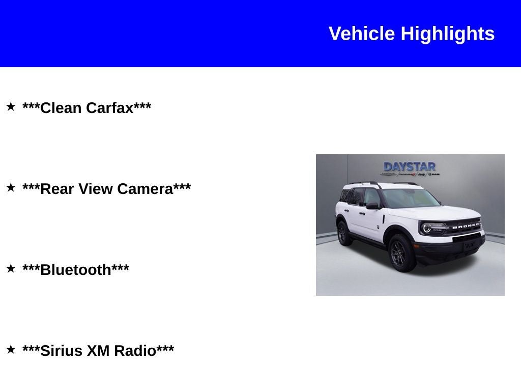 2022 Ford Bronco Sport Big Bend