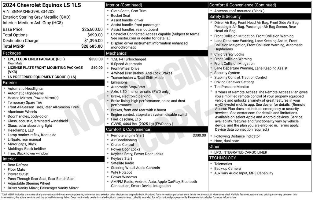 2024 Chevrolet Equinox FWD LS
