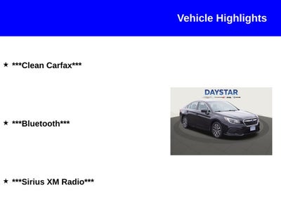 2019 Subaru Legacy 2.5i
