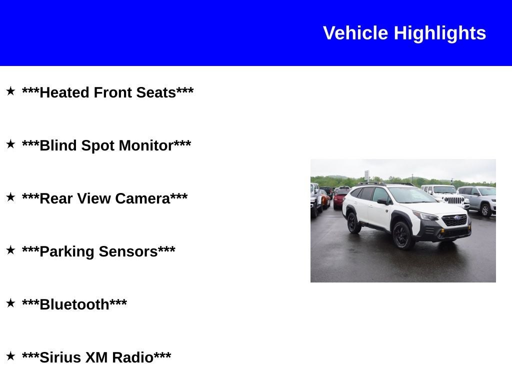 2023 Subaru Outback Wilderness
