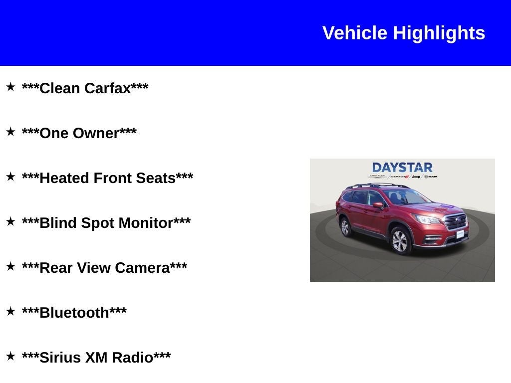 2020 Subaru Ascent Premium