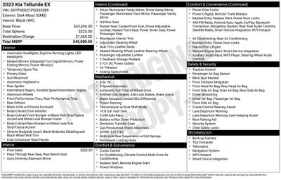2023 Kia Telluride EX
