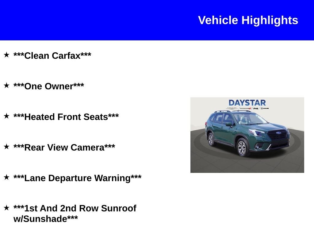 2022 Subaru Forester Premium