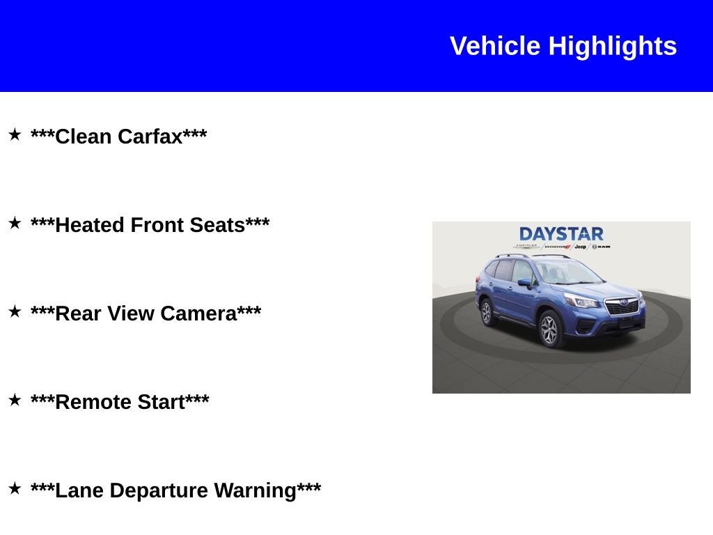 2020 Subaru Forester Premium