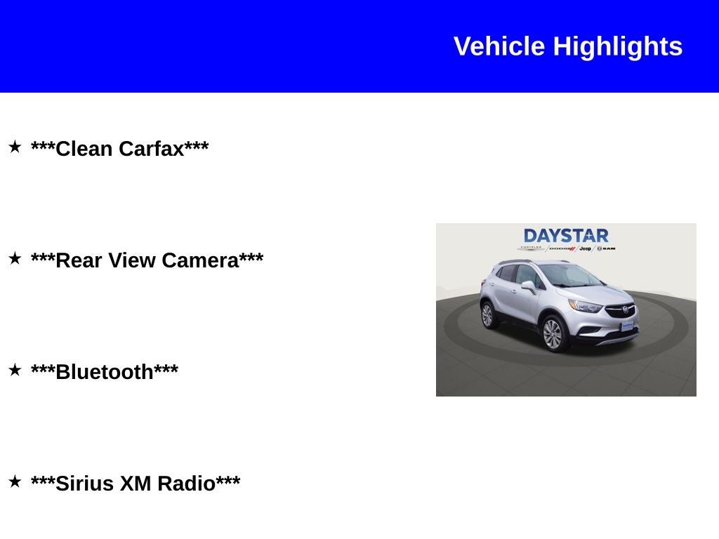 2018 Buick Encore Preferred
