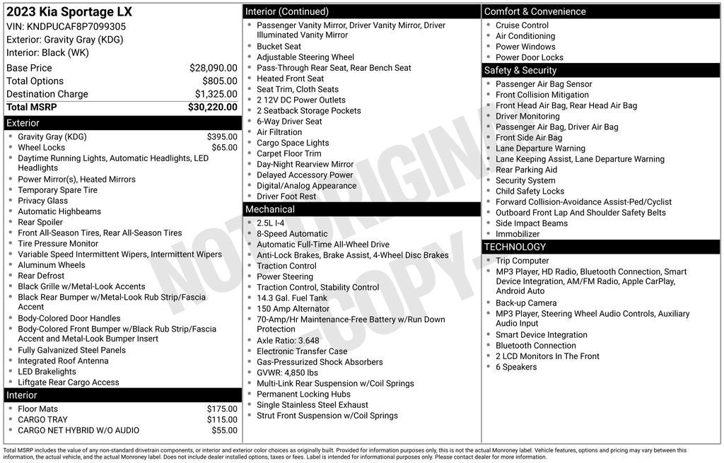 2023 Kia Sportage LX