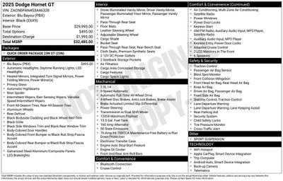 2025 Dodge Hornet HORNET GT AWD